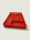 [23BO05] HAMMAR PLAST Vintage Kitchen Cutlery Organizer Tray