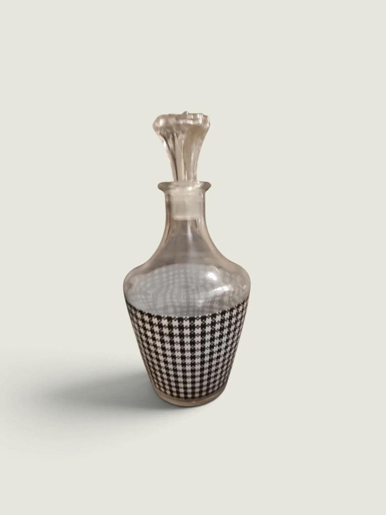 [21AR29] Vintage French Glass Decanter Vessel