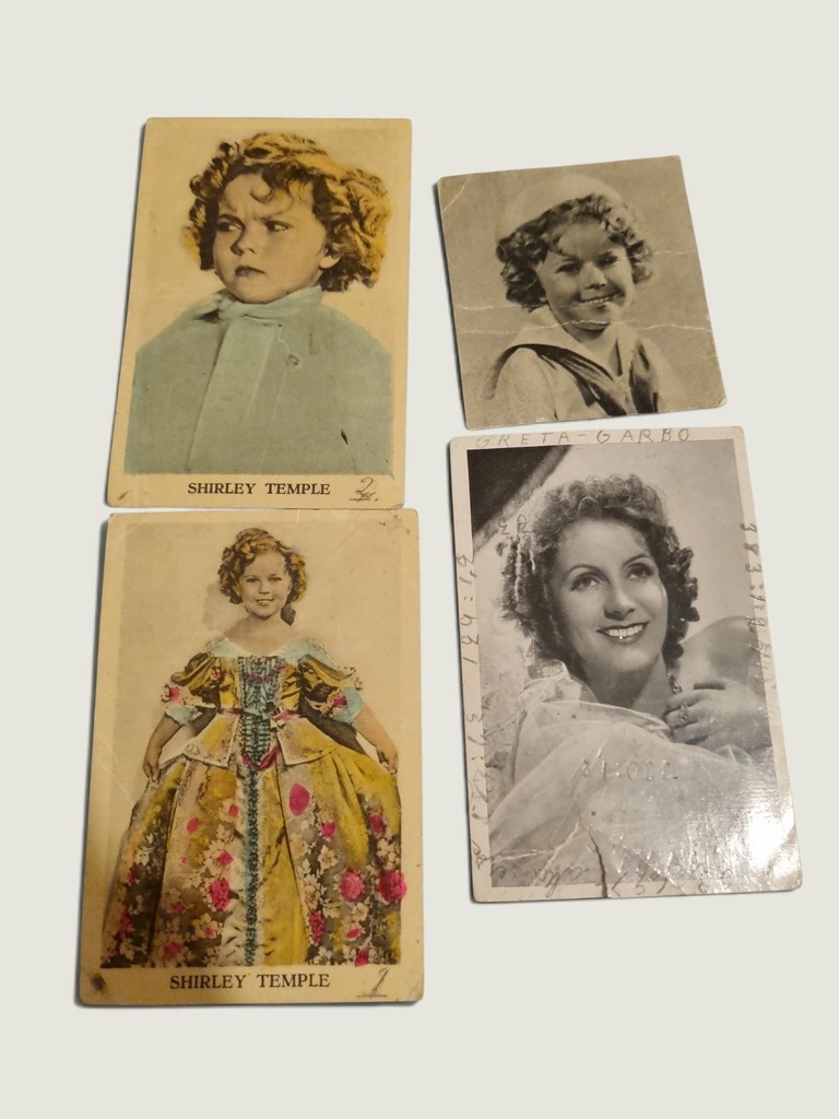 [22DE90] Vintage Film Star Collectible Trading Cards
