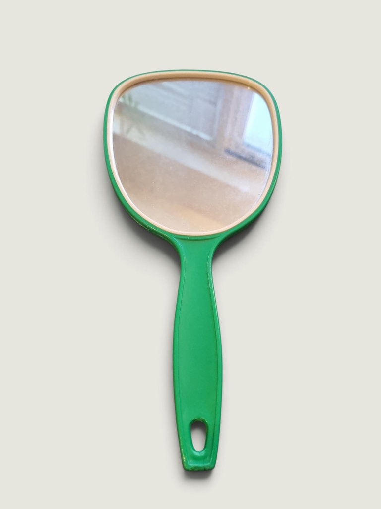 [22DE97972] Vintage Handheld Vanity Mirror