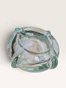 [21AR81] Mid-Century Swedish Art Glass Bowl | Göte Augustsson for Ruda Sweden