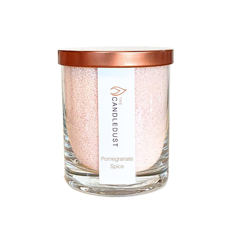 [24982AC] Powdered Candle in Glass - Pomegranate Spice 160g