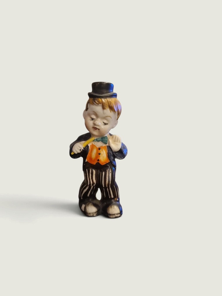 [28222AC] Vintage Porcelain Figurine of a Dapper Young Gentleman