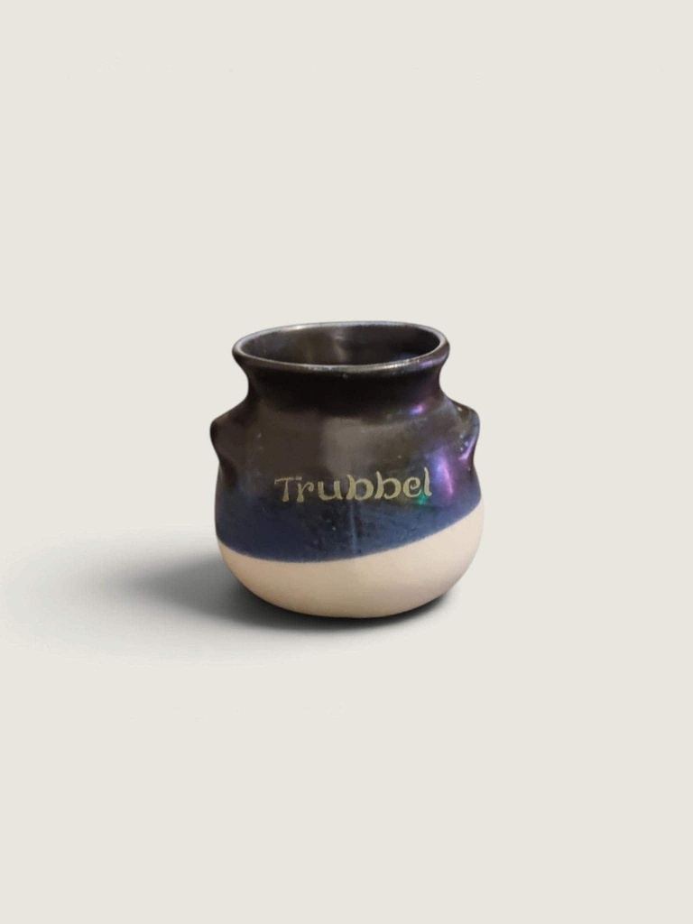 [82874AC] Vintage Aksini Stentøj Ceramic Jar - "Trubbel" (Danish Studio Pottery)