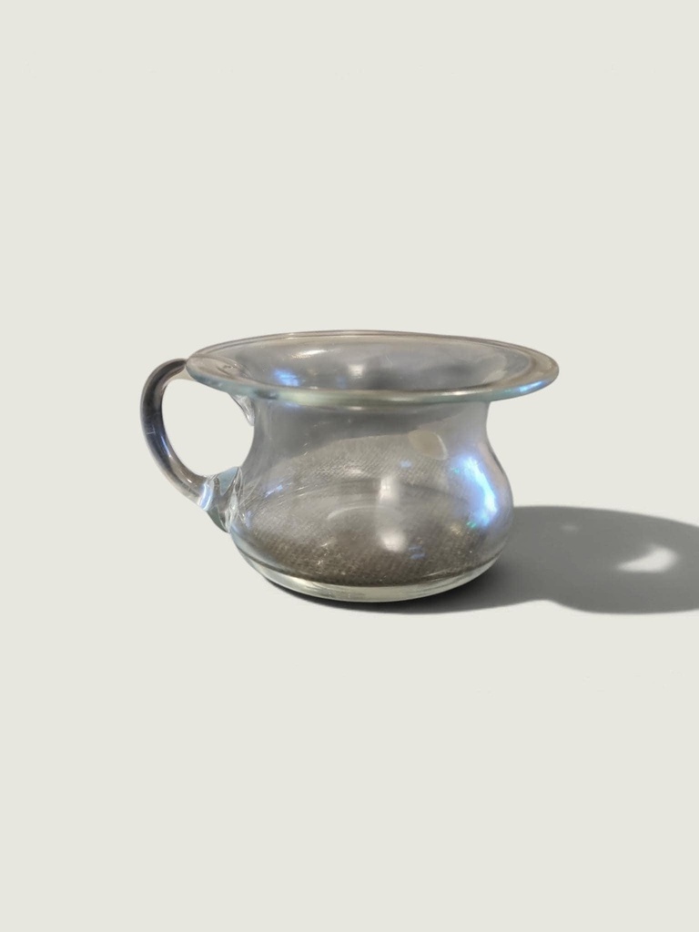 [77118AC] Vintage Bohemia Crystal Candle Holder with Handle