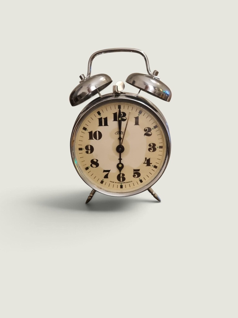 [47119AC] Vintage Mechanical Twin Bell Alarm Clock