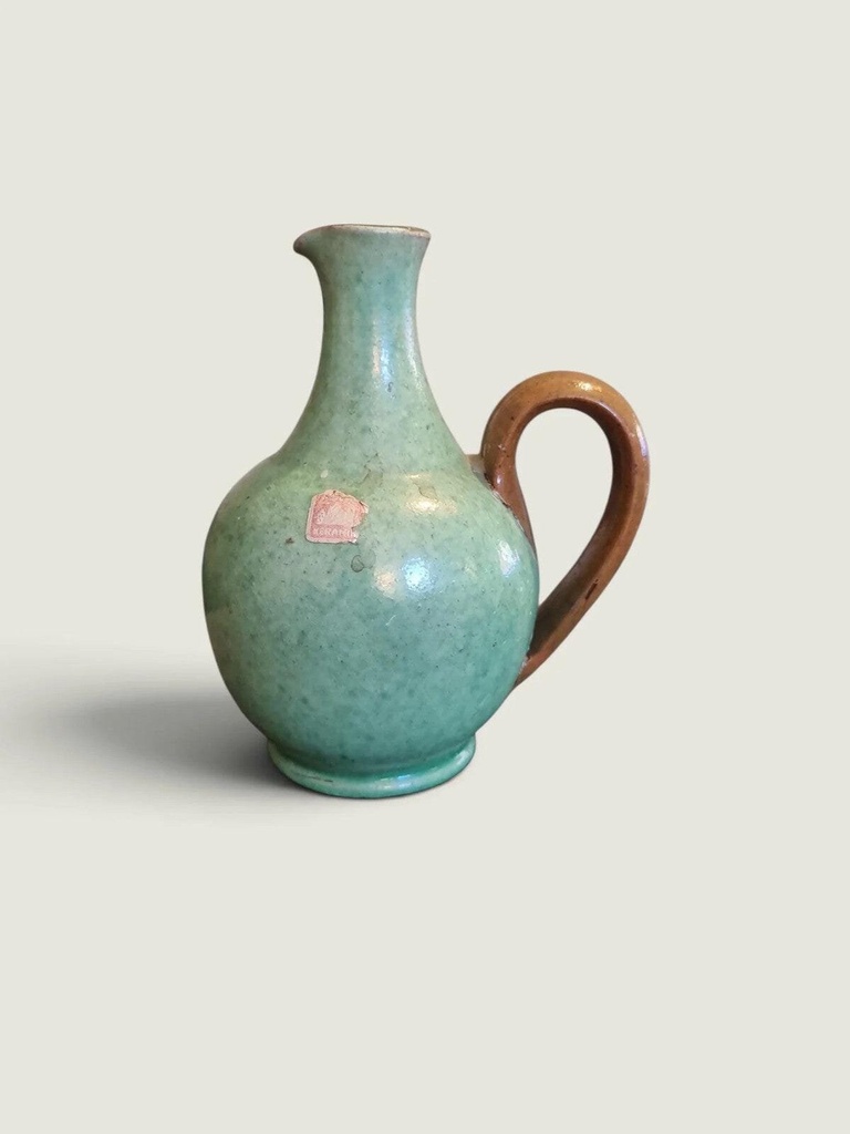 [79613AC] Antique Ceramic Decorative Pitcher Vessel
