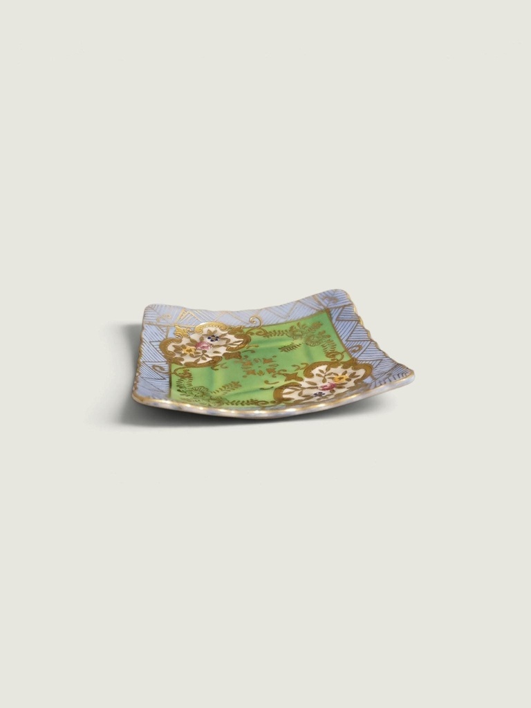 [49664AC] Antique Decorative Porcelain Trinket Dish