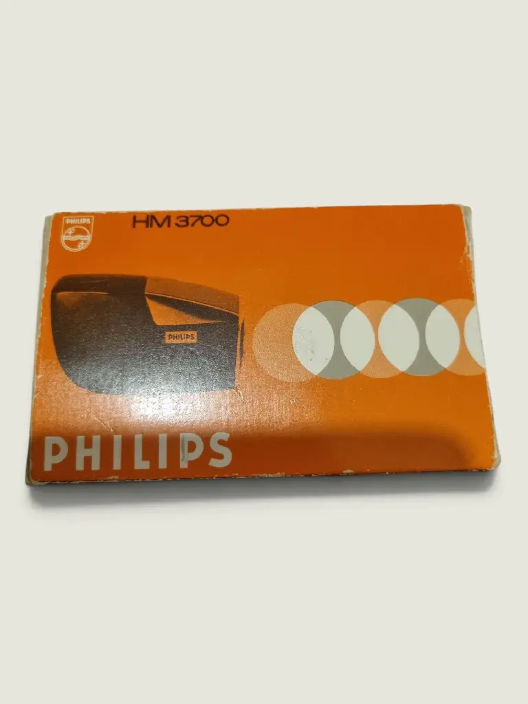 [71352AC] Vintage Philips HM 3700 Flashlight Torch in Original Box with Manual – Made in Austria